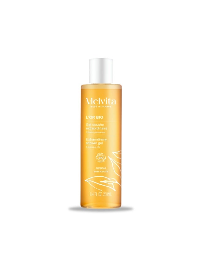 Melvita L'Or Bio Extraordinary Shower Organic 250ml - Image 1