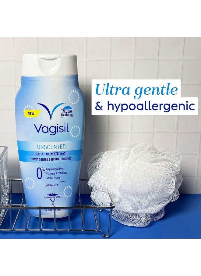 Vagisil - Feminine Wash For Intimate Area Hygiene, Ph Balanced And Gynecologist Tested, Unscented, 12 Oz (Pack Of 1) - Image 1