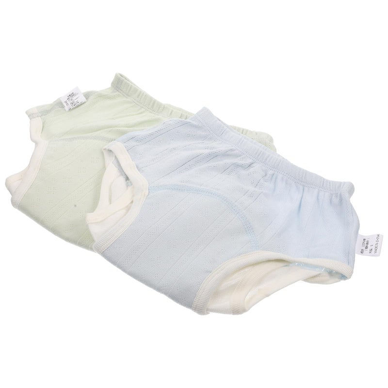 Potty Training Pants Boys 2 Pack Light Blue Light Green Size 110 Washable Breathable Waterproof - Image 2