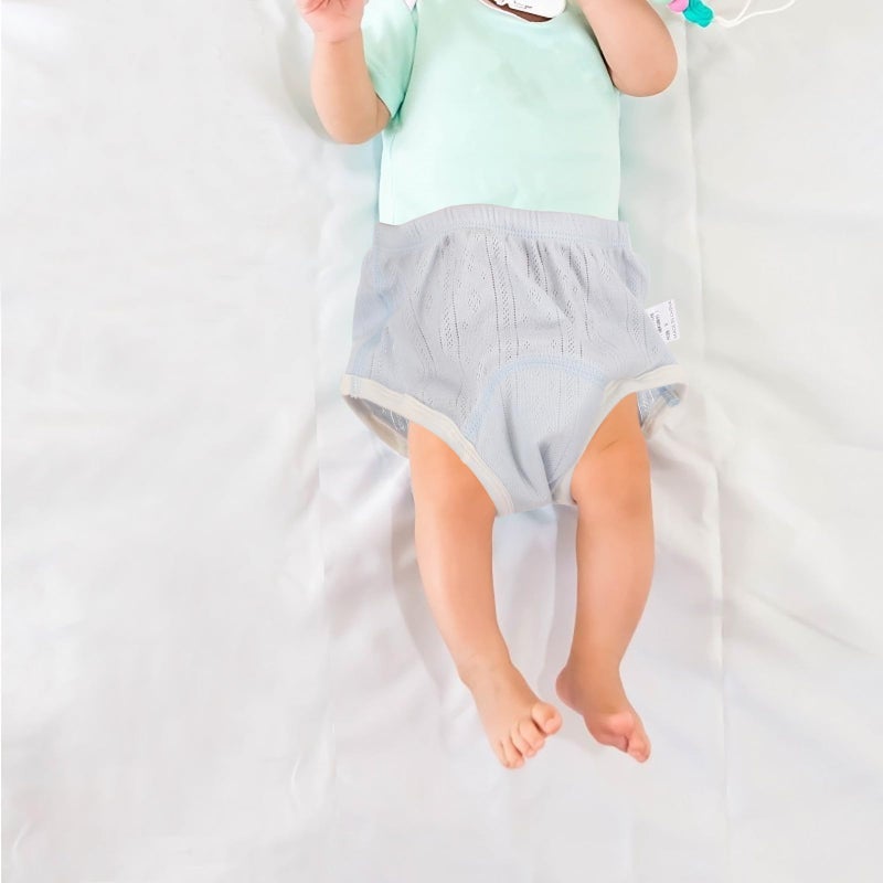 Potty Training Pants Boys 2 Pack Light Blue Light Green Size 110 Washable Breathable Waterproof - Image 5