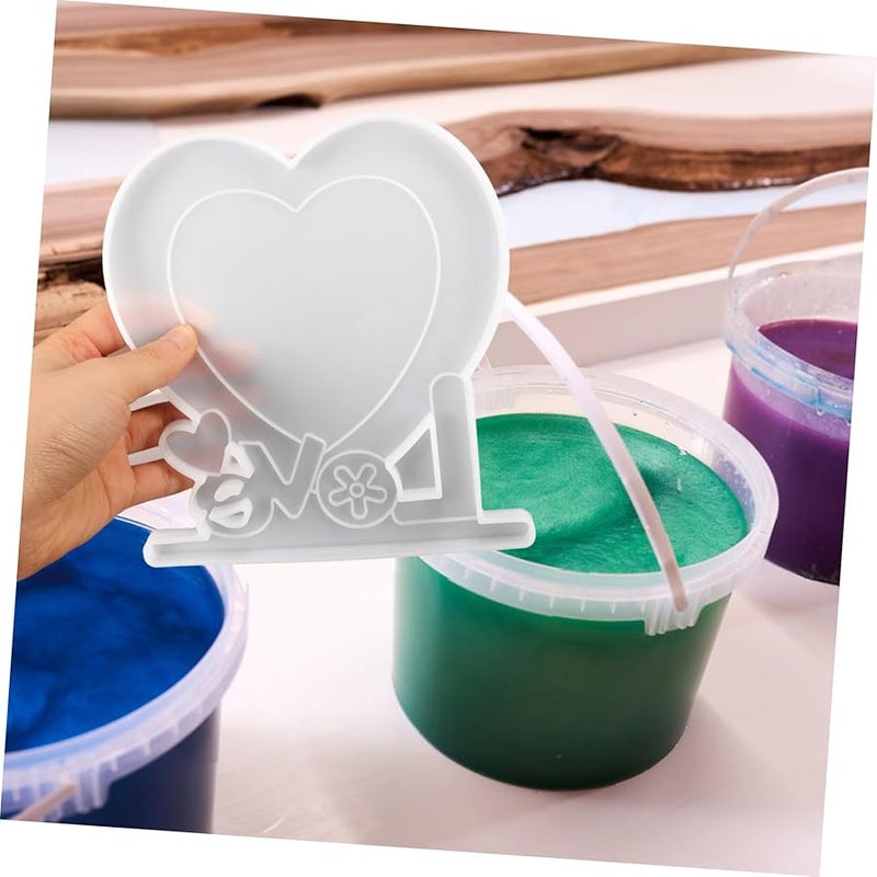 DIY Resin Photo Frame Silicone Mold Set For Love Crafts 4x6 Inch - Image 3