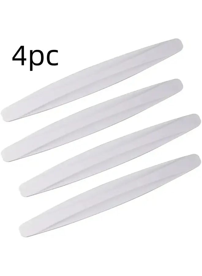 Black 4Pcs Car Anti Collision Protector Corner Bumper Rubber Strip Scratch Protection - Image 4