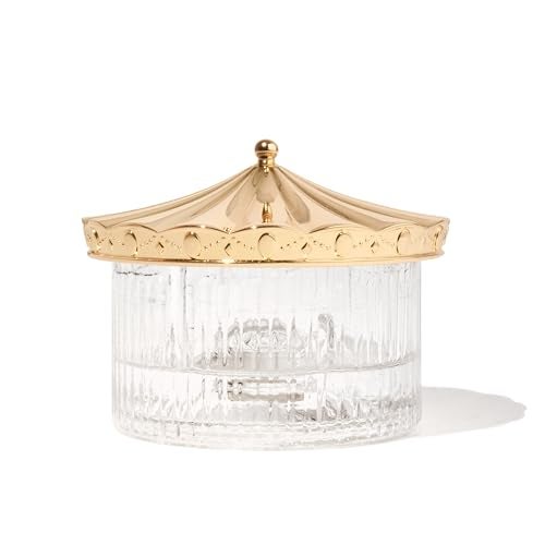 Ferris Wheel Press, The Carousel Inkwell - Sunset Gold, Four Functional Positions, Glass Vessel for Ink, Modern Antiques - Image 2