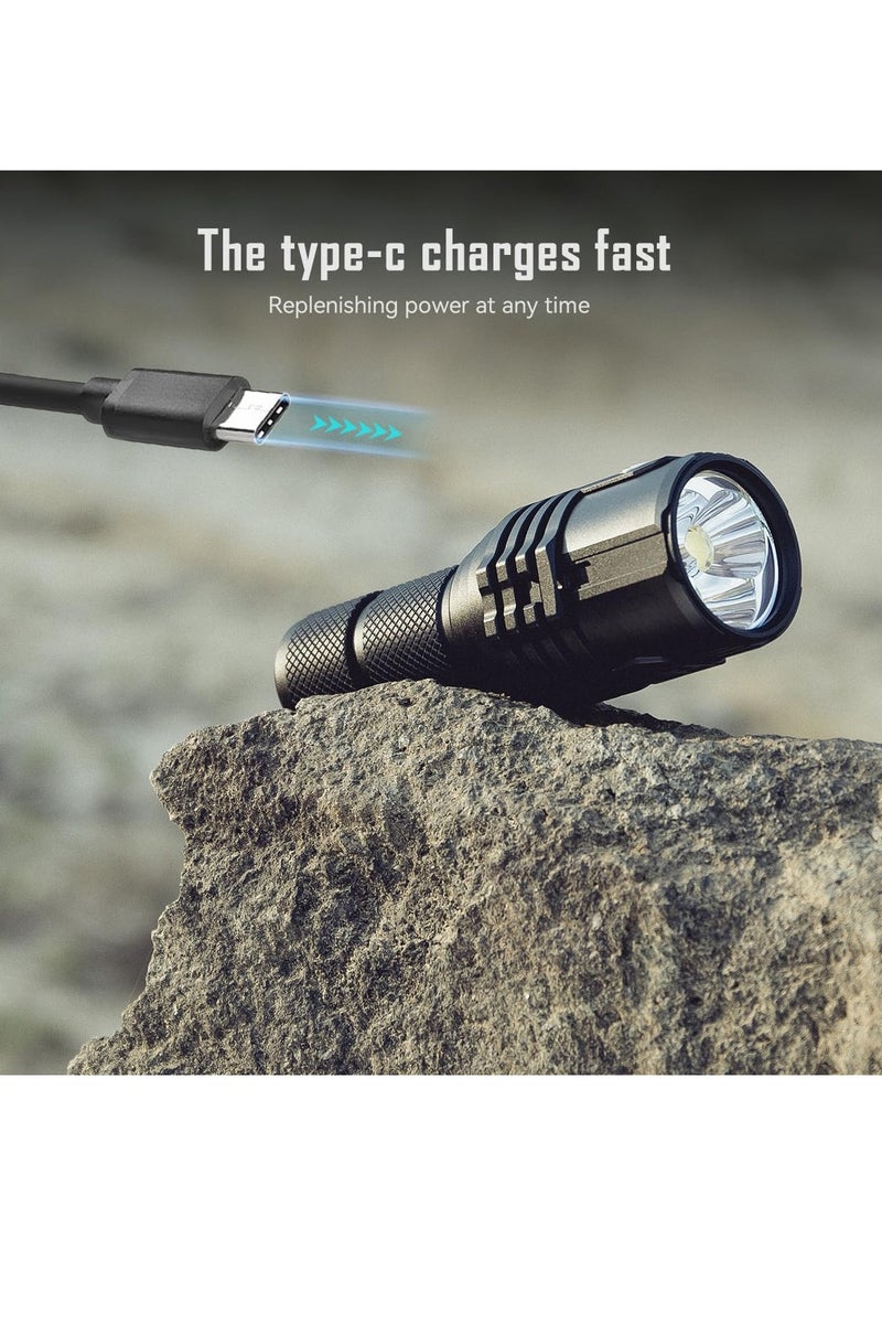 IMALENT MS03 LED Flashlight 13000 Lumens, with Uses 3 Pcs CREE XHP70.2 LEDs, Tactical Flashlight - Image 4