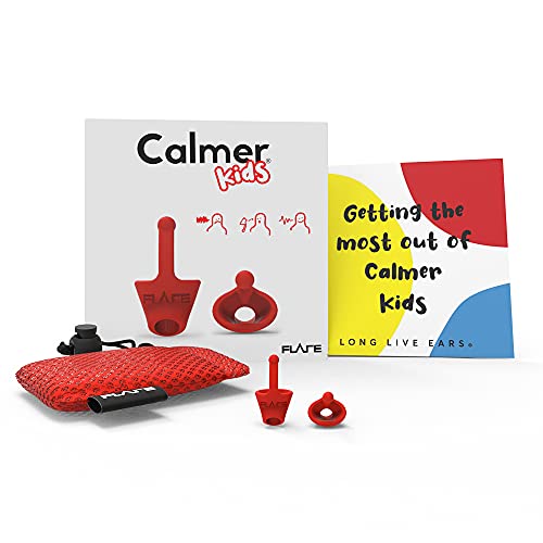 Flare Audio Flare Calmer Kids – Ear Plugs Alternative – Reduce Annoying Noises Without Blocking Sound – Soft Reusable Silicone – Red - Image 3
