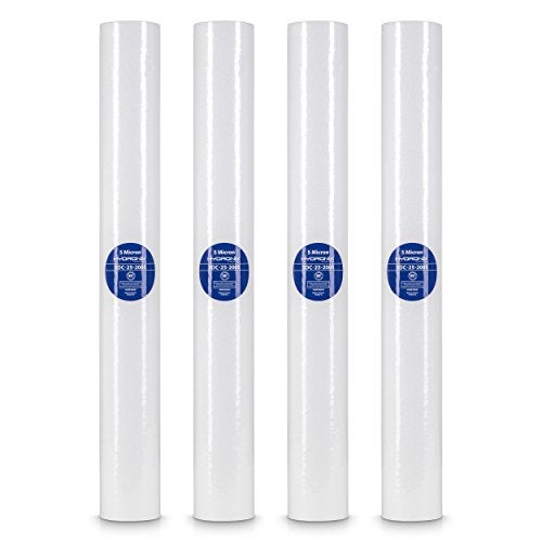 Hydronix SDC-25-2005 Whole House, RO Systems or Commercial Use Sediment Water Filter Cartridge 2.5" x 20" - 5 micron (PACK OF 4) - Image 1