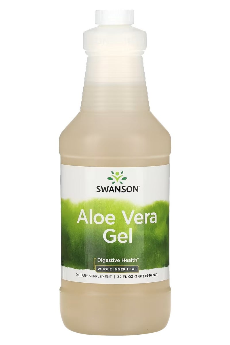 Swanson, Aloe Vera Gel, 10 g, 32 fl oz (946 ml)