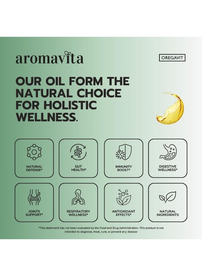 Aromavita 100% Pure Wild Greek Oregano Oil Food Grade Quality. Certified 30 ML - Image 5