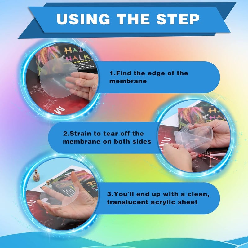 TPGP Thrseely 50PCS Clear Circle Acrylic Blanks - 4 Inch Round Sheets for DIY Projects - Image 3