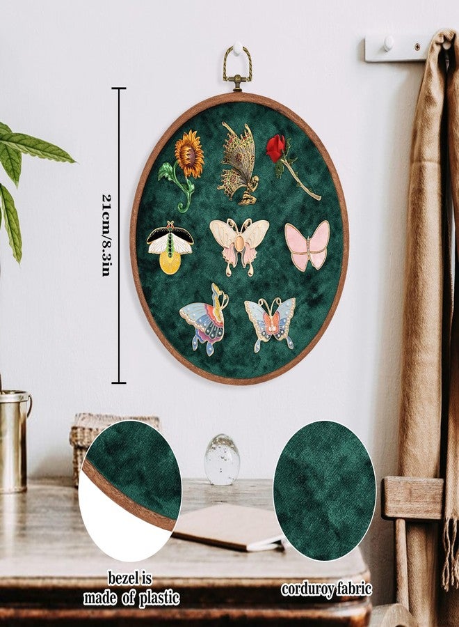 Winmany Corduroy Wall Hanging Brooch Jewelry Storage Display Stand Enamel Pin Display Holder Velvet Earrings Necklace Pin Display Board - Image 4