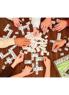 Outset Media Pick Two The Definitive Crossword Game Contains 180 Letter Tiles With Travel Size Tin For 3 To 6 Players Ages 8 And Up By Outset  - Image 3