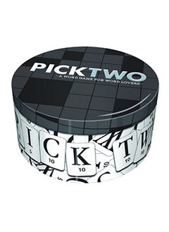 Outset Media Pick Two The Definitive Crossword Game Contains 180 Letter Tiles With Travel Size Tin For 3 To 6 Players Ages 8 And Up By Outset  - Image 2