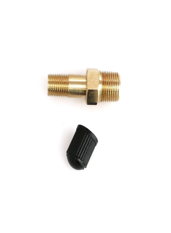 heyous 4pcs Air Tank Valve 1/8" Male NPT Brass Schrader Valve for Compressed Air Tank - Image 2
