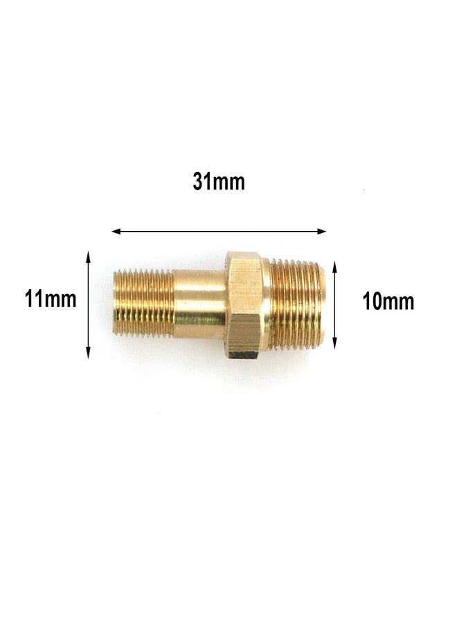 heyous 4pcs Air Tank Valve 1/8" Male NPT Brass Schrader Valve for Compressed Air Tank - Image 3