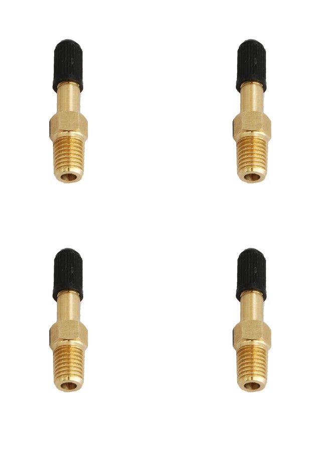 heyous 4pcs Air Tank Valve 1/8" Male NPT Brass Schrader Valve for Compressed Air Tank - Image 1
