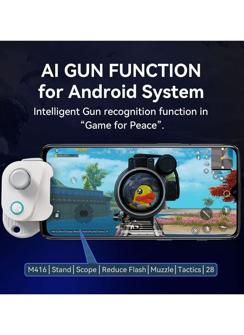 (Upgraded Version) Mobile Game Controller Joystick, Bluetooth Phone Gamepad (PUBG,Call of Duty CODM,Wild Rift,Genshin Impact,LOL)Trigger Joystick for IOS 13.4 Android Tablet