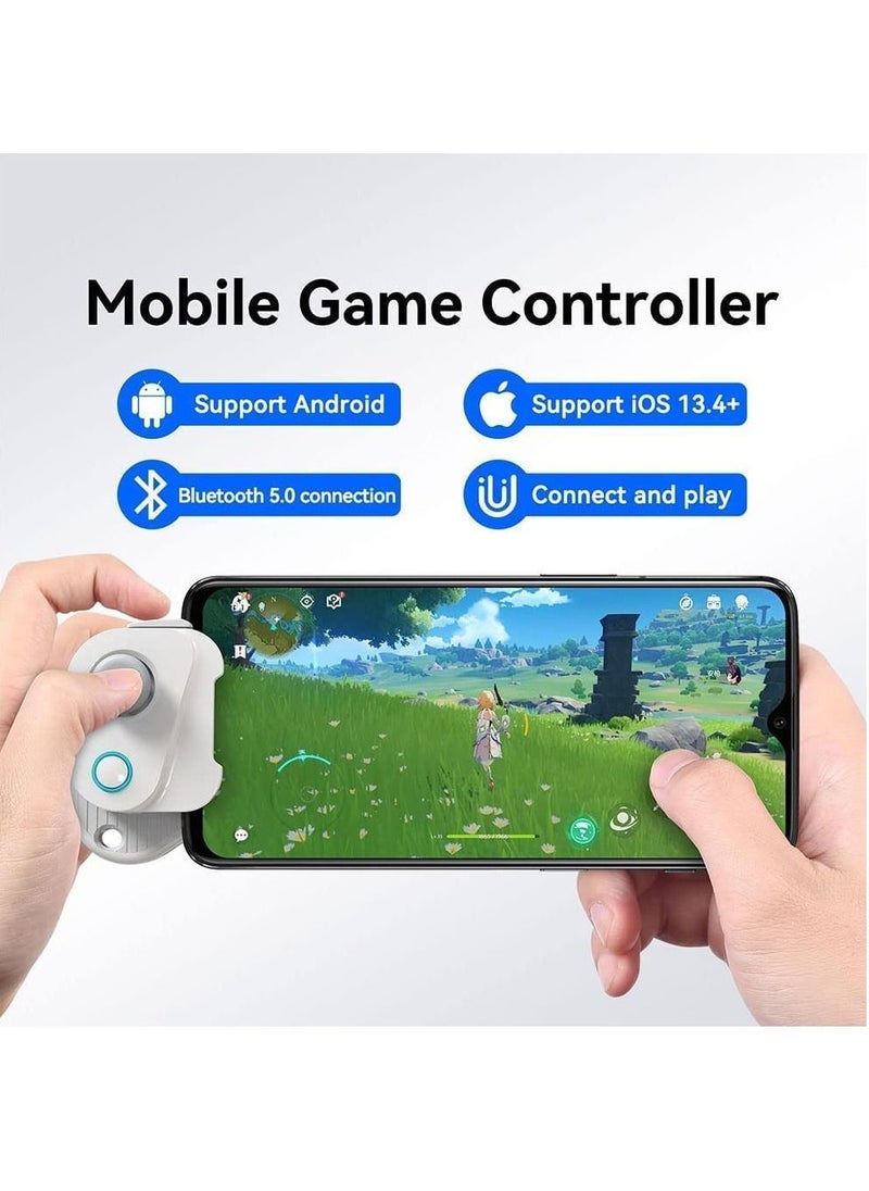 (Upgraded Version) Mobile Game Controller Joystick, Bluetooth Phone Gamepad (PUBG,Call of Duty CODM,Wild Rift,Genshin Impact,LOL)Trigger Joystick for IOS 13.4 Android Tablet