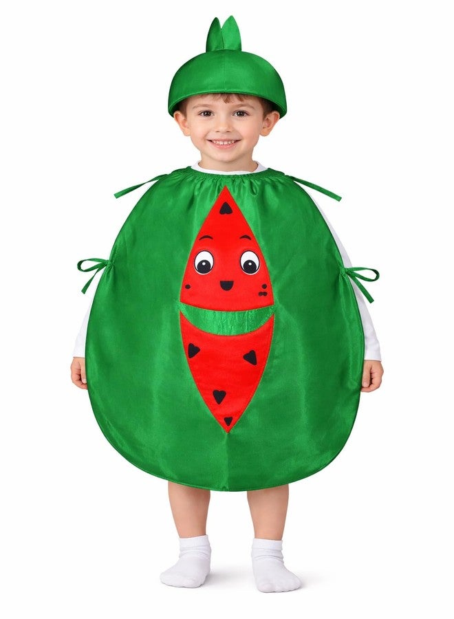 EthnicAlive Fruits and Vegetable Cutout Fancy Dress For Kids | Heathy Food Baby Costume | Fruits Theme Cosplay Costume For Girl And Boys (Watermelon, 4-5 Years) - Image 1