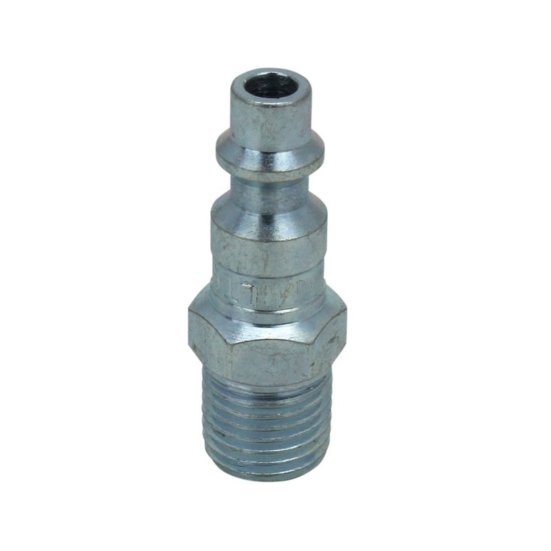 Milton Industrial Air Plug, M-STYLEÂ®, 1/4" MNPT, Air Compressor Fitting, Air Hose Quick Connect Fitting, 727 (Pack of 10) - Image 2