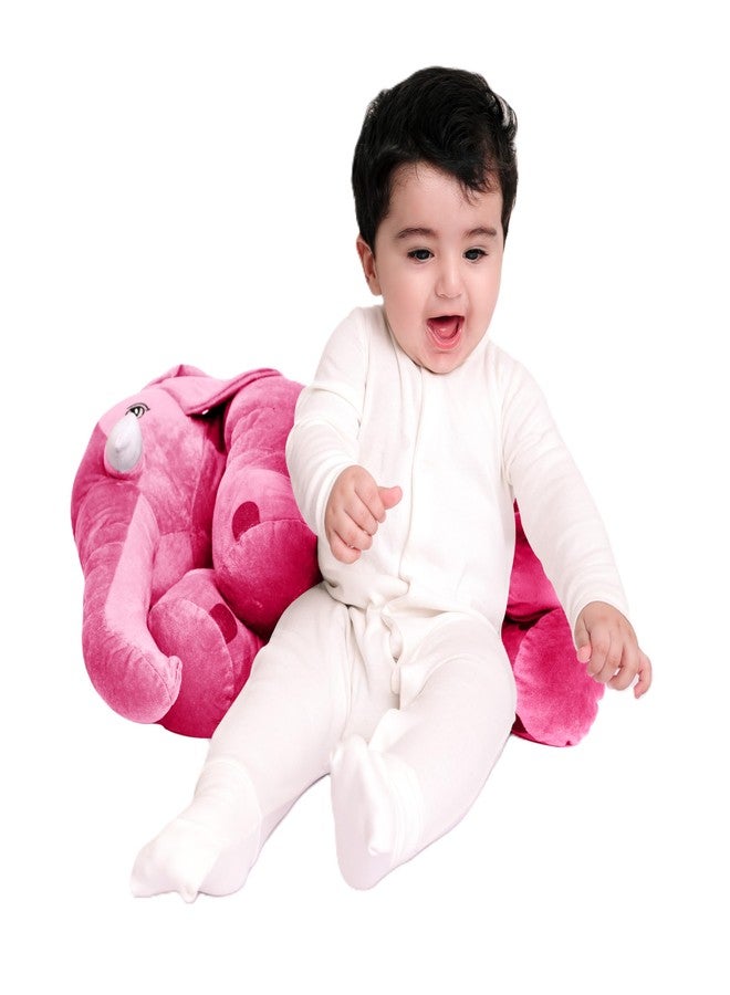 DearJoy Big Size Fibre Filled Stuffed Animal Elephant Soft Toy for Kids of Plush Hugging Soft Toy for Kids boy Girl Birthday Gift (60 cm, Pink Color, 1 Year Above) - Image 4