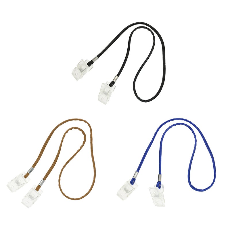 3pcs Napkin Holders Bib Clips Practical Straps Anti-lost Rope - Image 2