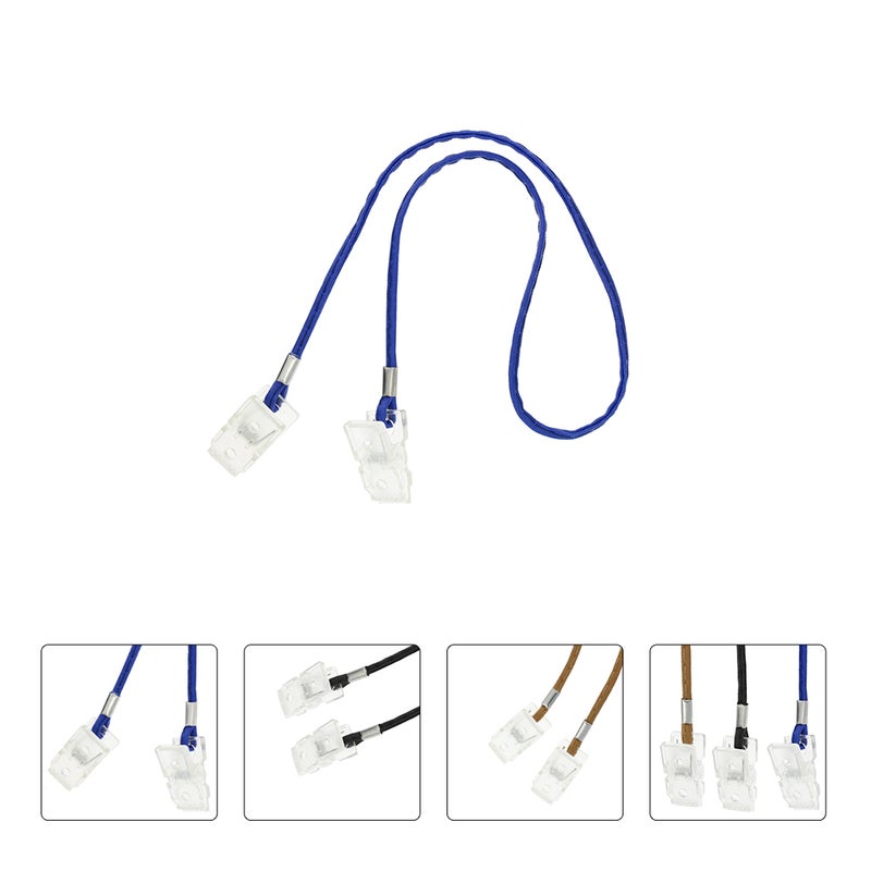 3pcs Napkin Holders Bib Clips Practical Straps Anti-lost Rope - Image 1