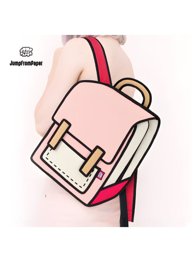 Jumpfrompaper [new Year Gift] Anime 2d Manga Universe Bag Backpack Schoolbag Gift, Pink Light And Sweet - Image 1