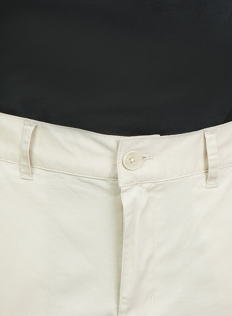 GIORDANO Men’s Relaxed Stretch Twill Cargo Khakis - Image 3