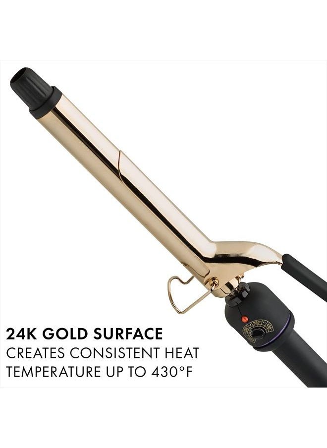 Hot Tools - Hot Tools Pro Artist 24K Gold Extra Long Curling Iron | Long Lasting, Defined Curls (1 in) - Image 1