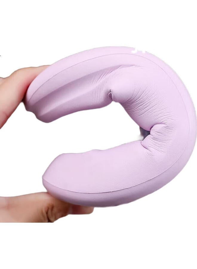 GUOLUOFEI نعال أطفال صيفية للأطفال الرضع، نعال استحمام للأولاد والبنات، لون بنفسجي، كلوومي 220 مم طول داخلي 22 سم - Image 2