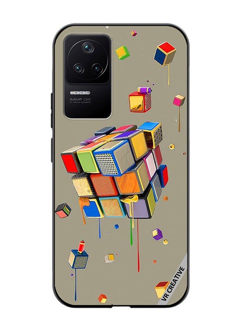 Protective Case Cover For Xioami Poco F4 GT Dice Design Multicolour