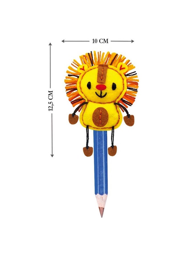 Avenir Lion Diy Pen Topper Friend Sewing Kit Hours of Entertainment & Creativity Tools & Instructions Included, Easy and Fun Activity for Kids + - Image 5