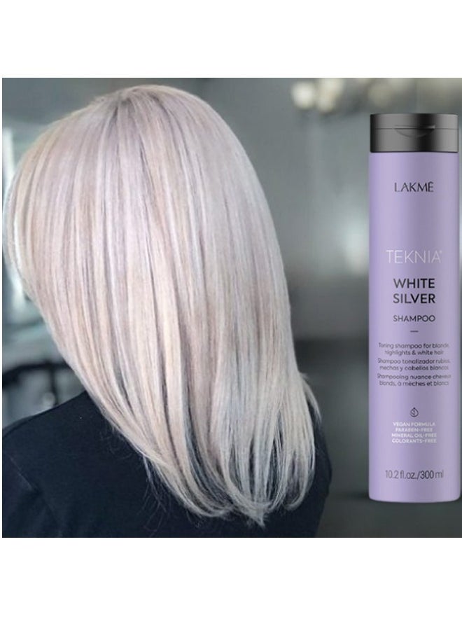 TEKNIA - HAIR CARE WHITE SILVER SHAMPOO 300ML - Image 1