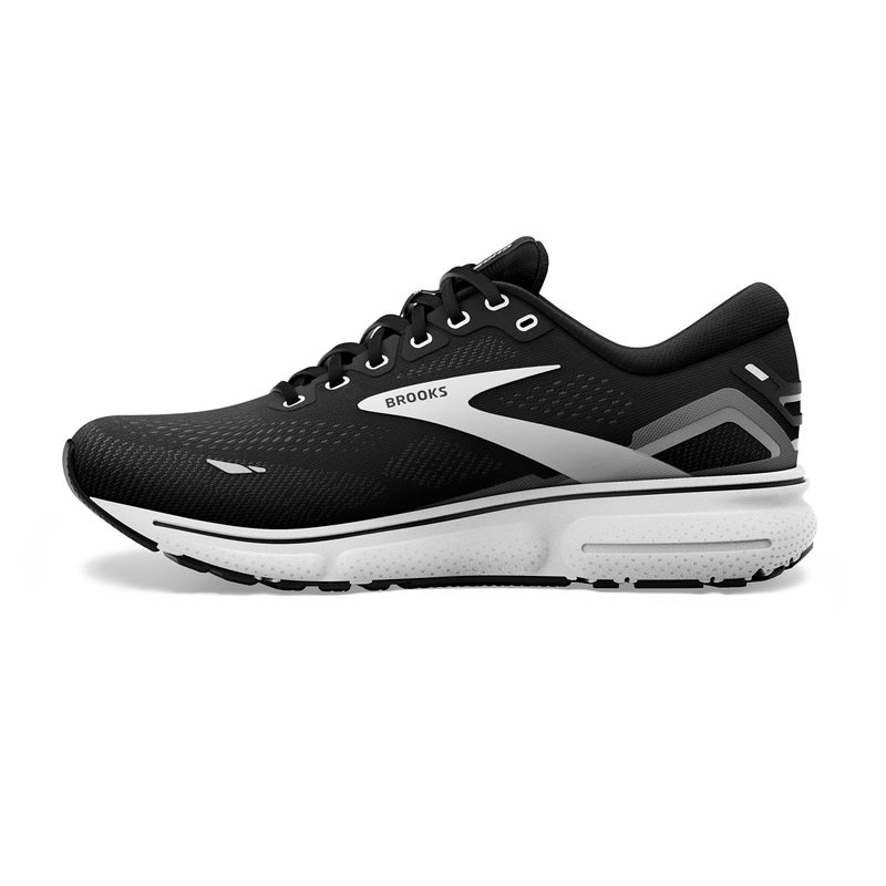 Brooks Men's Ghost 15 Neutral Running Shoe - Black/Blackened Pearl/White - 13 Medium - Image 5