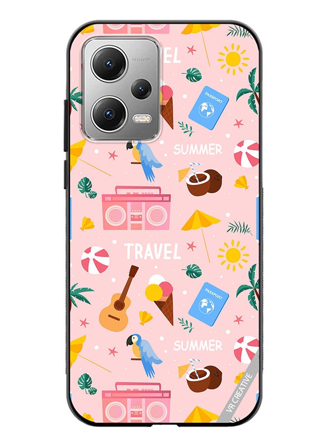 VR CREATIVE Protective Case Cover For Xiaomi Redmi Note 12 Summer Season Pattern Design Multicolour - Image 1