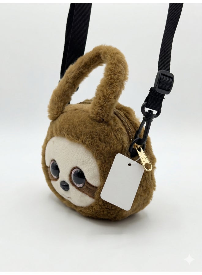 Fluffmals لعبة حيوانات فلوفمالز الناعمة - حقيبة الكسلان 15 سم - Image 2