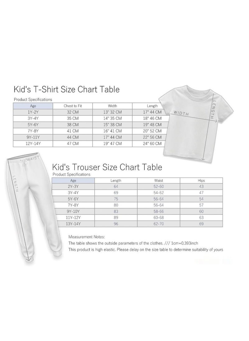 Generic - Kids Among Us Clothes Short Sleeve Summer Cartoon Kids T-shirt Tops + Pants Set Boys Clothes Outwear - Image 1