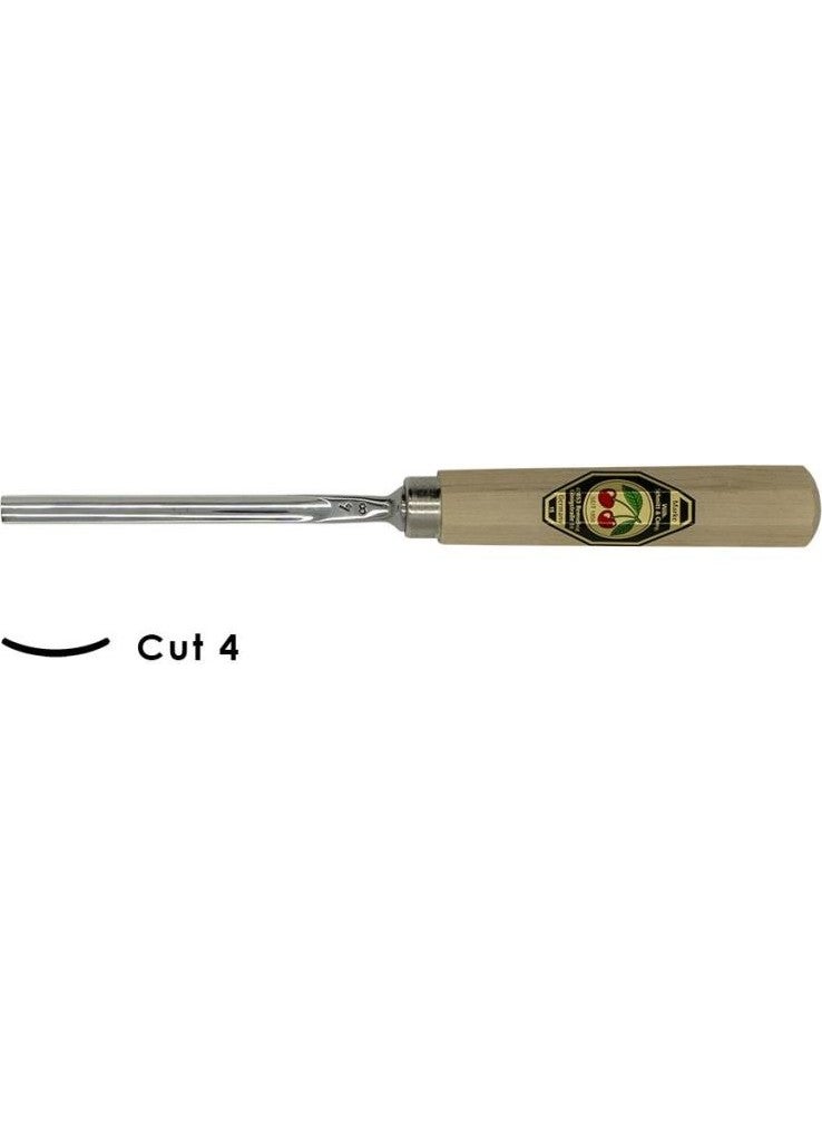 KIRSCHEN Flat Slotted Mouth Carving Chisel Cut4 - 8mm  - Image 2