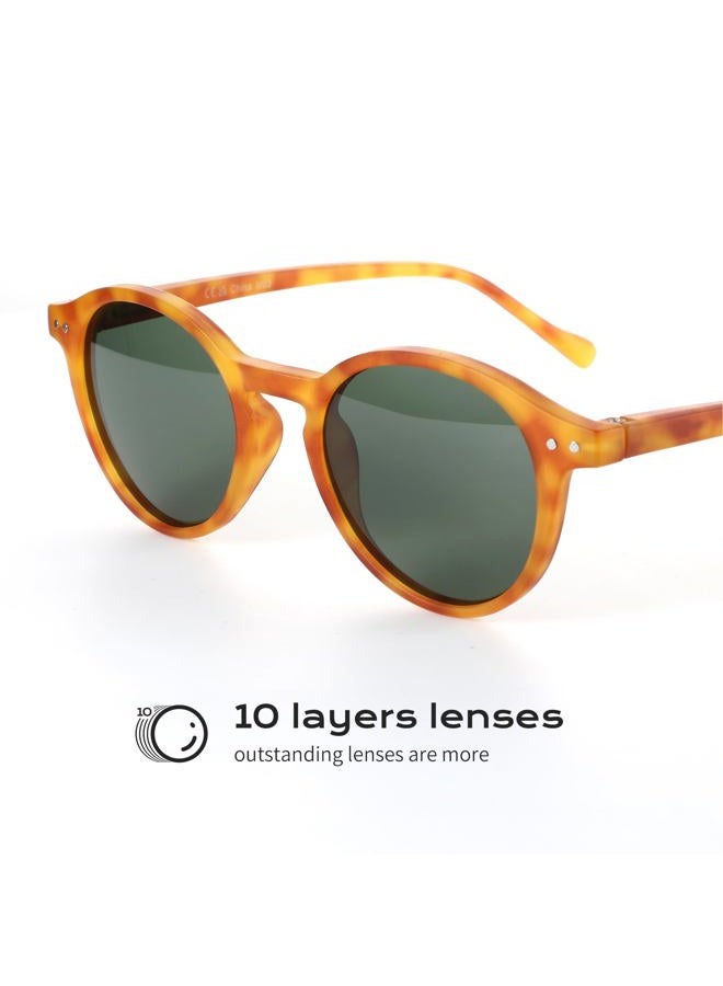 ZENOTTIC Polarized Round Sunglasses, Stylish Small Sunglasses for Men and Women Retro Classic, Multi-Style Selection - Image 3