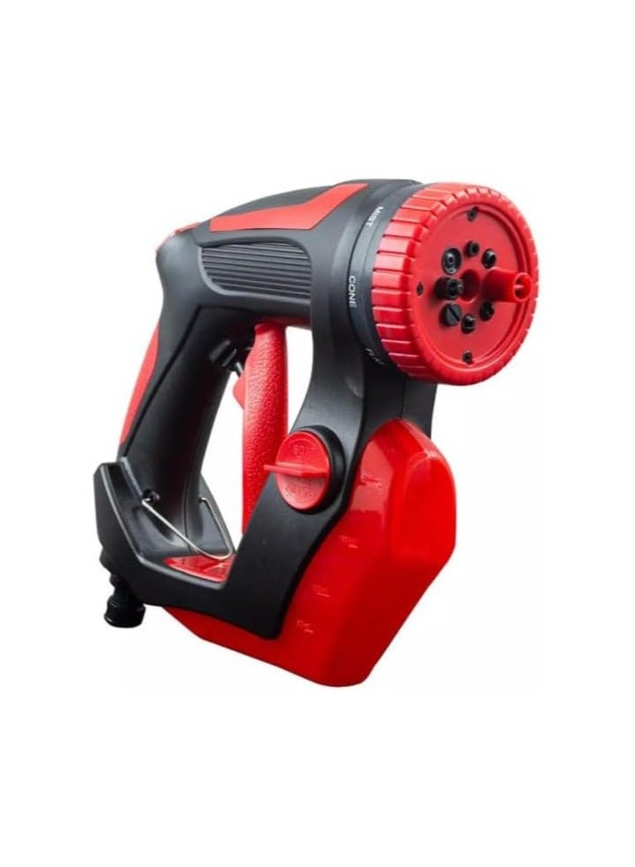 High-Pressure Water Spray Gun  8 Nozzle Car Wash, Garden & Home Cleaning Jet with Soap Dispenser - Image 2