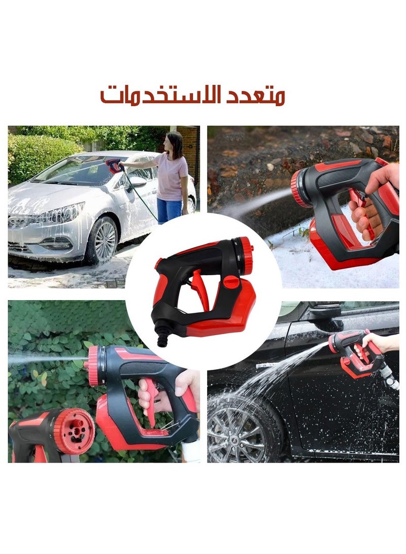 High-Pressure Water Spray Gun  8 Nozzle Car Wash, Garden & Home Cleaning Jet with Soap Dispenser - Image 3