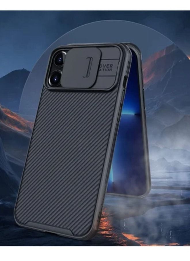 SHOPI - CamShield Pro Case with Slide Camera Lens Protection For iPhone 14 pro max Black - Image 1