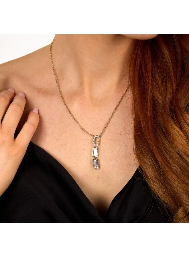 Karl Lagerfeld  Klayc08 Crystals Necklace for Women | Best Price UAE