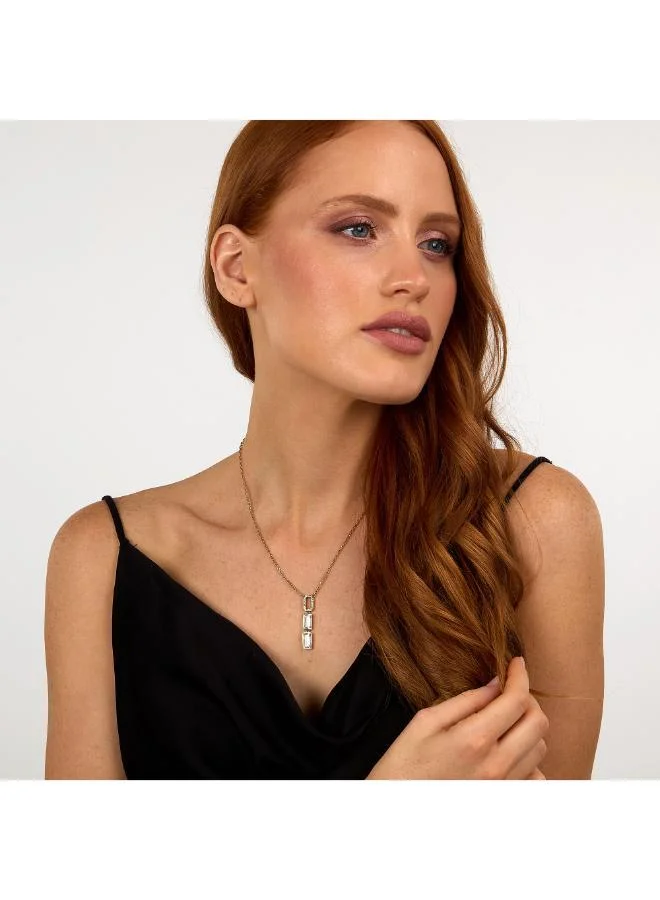 Karl Lagerfeld  Klayc08 Crystals Necklace for Women | Best Price UAE