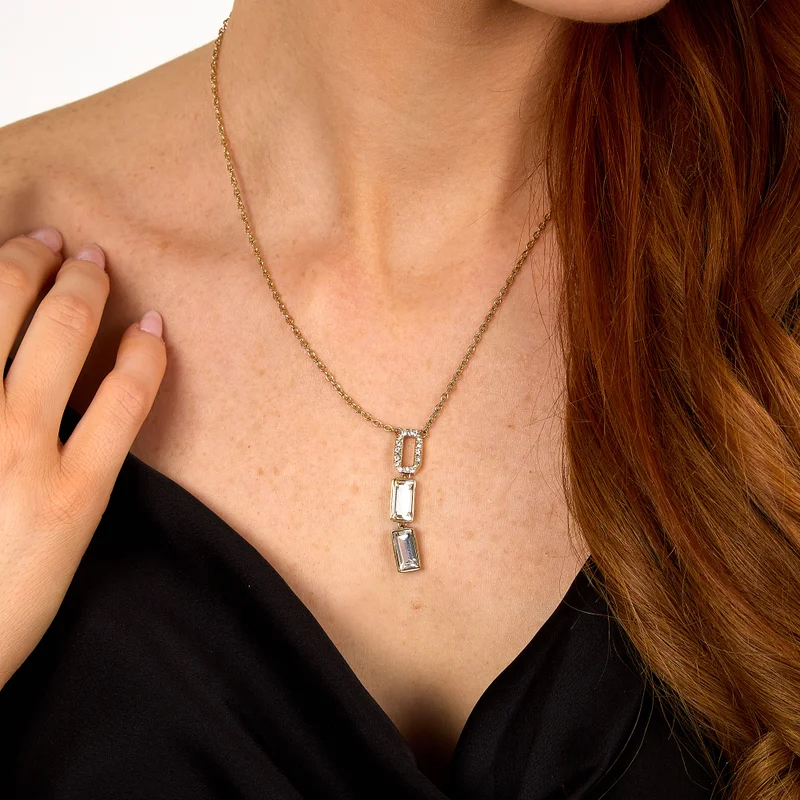 Karl Lagerfeld  Crystals collection Womens's   Necklace - KLAYC08 for Women | Best Price UAE