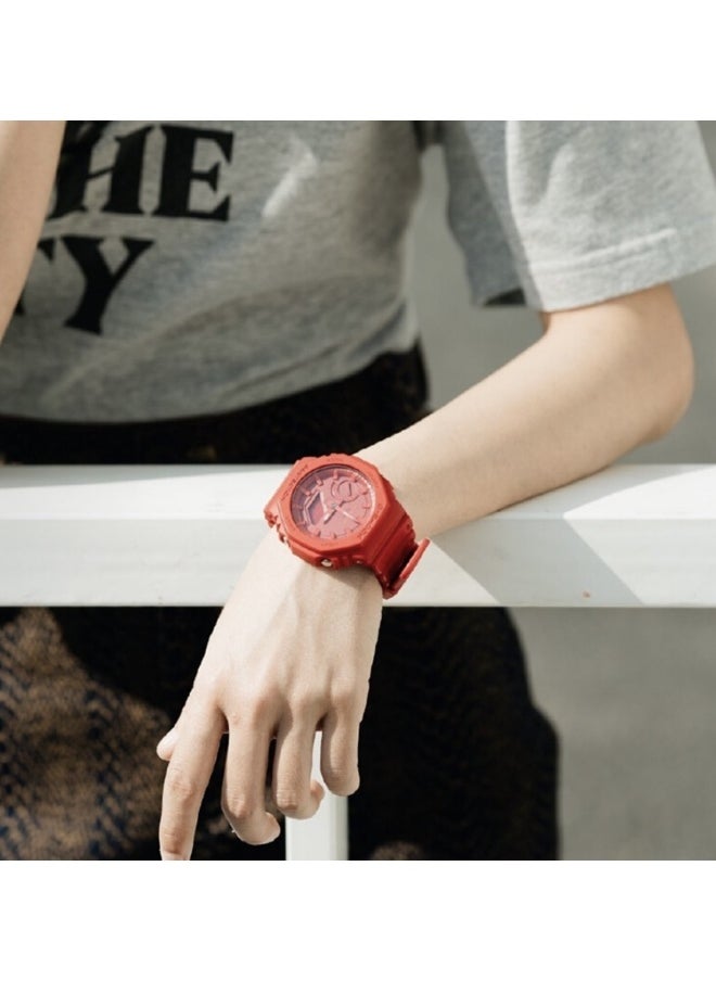 CASIO G-Shock Watch Fashion Analog Digital Quartz Watch GA-2100-4APR  - Image 2