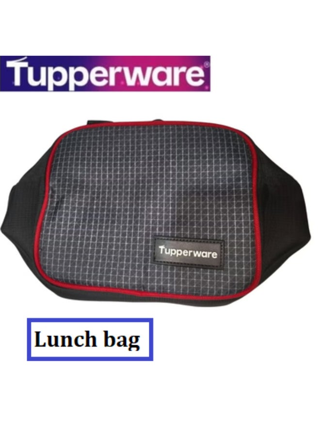 توبروير حقيبة غداء أصلية من "تابروير" (Tupperware)، قابلة لإعادة الاستخدام ومناسبة للرجال والنساء، مثالية للعمل أو المكتب أو النزهات أو السفر (اللون كما في الصورة). - Image 1