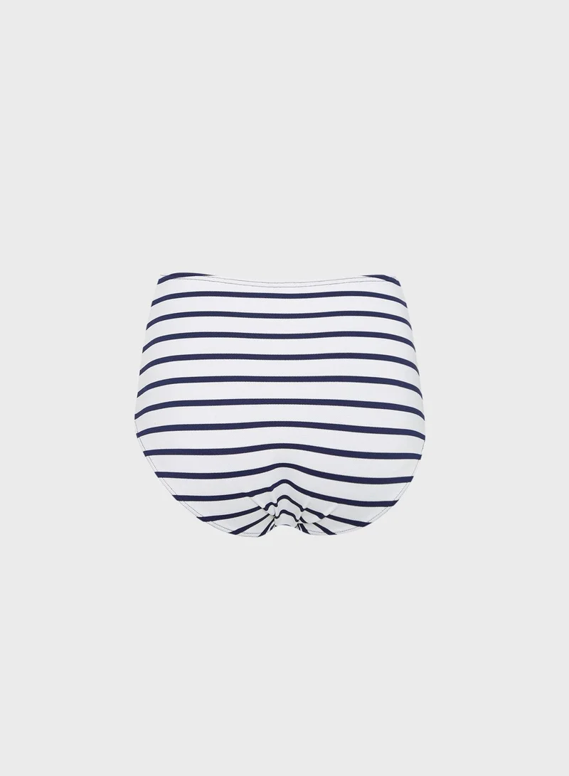 La Senza Stripe Print Bikini Bottom