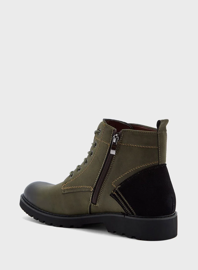 Robert Wood Casual Lace Up Boots
