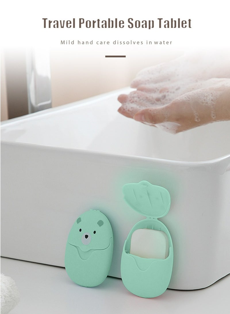 3 Box 150 Pieces Disposable Boxed Paper Soap,Portable Travel Soap Sheets Hand Washing Bath Scented Paper Soap for Outdoor,Camping Hiking Shower Paper Soap,Soap Slice Hand Sanitizer,Suitable